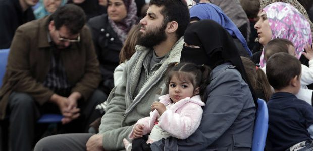 Des réfugiés syriens. (Photo: Bilal Hussein/AP)