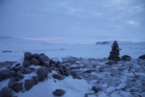 Inukshuk in Nunavut