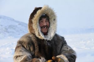 An Inuit hunter