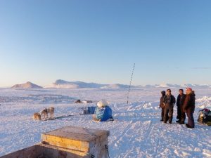 Inuit hunters in Canada