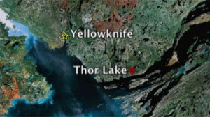 Le site minier de Thor Lake dans les TNO. (CBC)