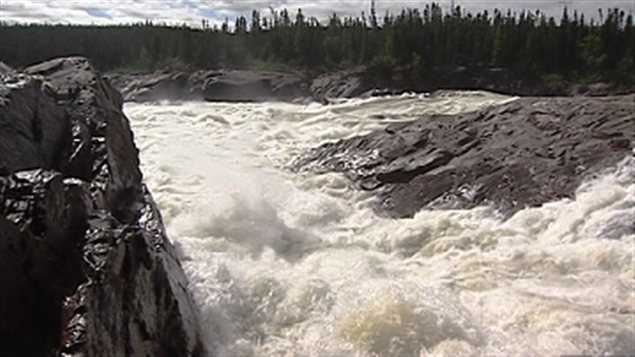 Le projet de Muskrat Falls est prévu sur le bas du fleuve Churchill, au Labrador. (Radio-Canada)