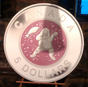 Pièce de monnaie canadienne. (RCI)