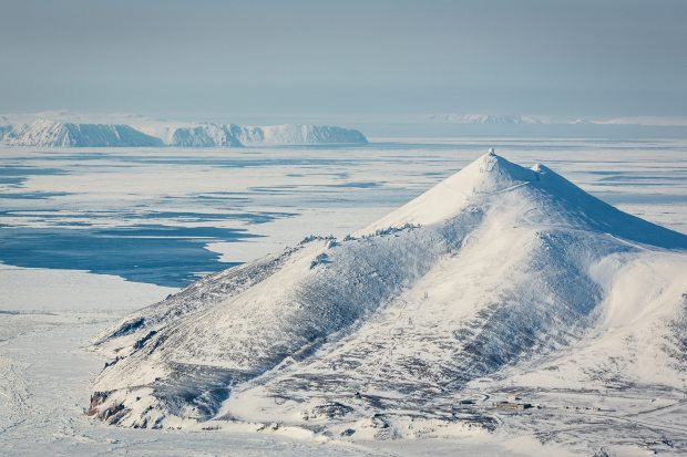 The number of recorded vessels making the voyage through the Bering Strait between Alaska and Russia has nearly doubled over a four-year period, with 130 in 2009 and 250 in 2012. (Loren Holmes / Alaska Dispatch )