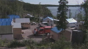 The site of the proposed NICO mine by Fortune Minerals, near Whati, N.W.T. (CBC)