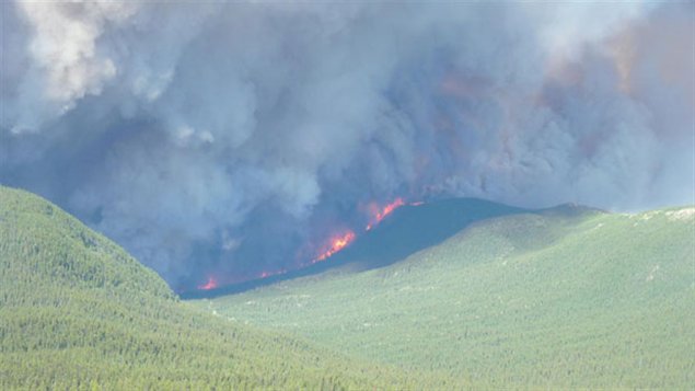 Feux de forêt dans le district de Watson Lake au Yukon (Yukon Wildland Fire Management)