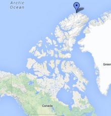 L’île de Ward Hunt, l’une des points les plus au nord du Canada. L’île de Ward Hunt, l’une des points les plus au nord du Canada. (RCInet.ca)
