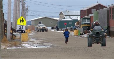The hamlet of Arviat, on the west coast of Hudson Bay, has banned alcohol for almost 40 years. Residents voted to uphold the ban again yesterday. (Vincent Desrosiers/CBC)
