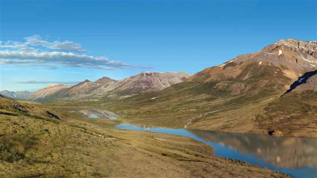 Le lac Goz dans le bassin hydrographique de la Peel, Yukon. ( PWPC / Radio-Canada.ca)