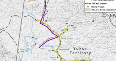 L'étude de faisabilité suggère qu'une production dans le bassin de Eagle Plain est l'option la plus viable. (Canadian Energy Research Institute)