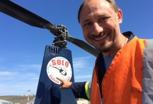 Russian pilot Sergey Ananov was attempting to fly around the world, after leaving Moscow in mid-June, but went missing on the weekend during the Iqaluit-to-Greenland portion. He was found on an ice floe in Davis Strait. (John Van Dusen/CBC News)