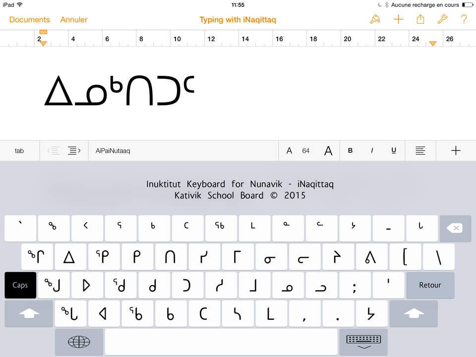 Typing with iNaqittaq. (via Soirée boréale)