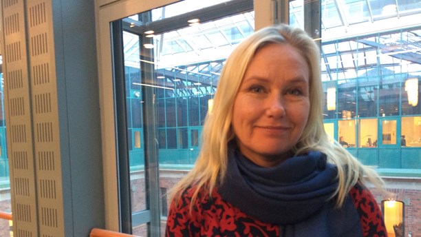 Sweden's Infrastructure Minister Anna Johansson from the Social Democrat party. (Brett Ascarelli / Radio Sweden)