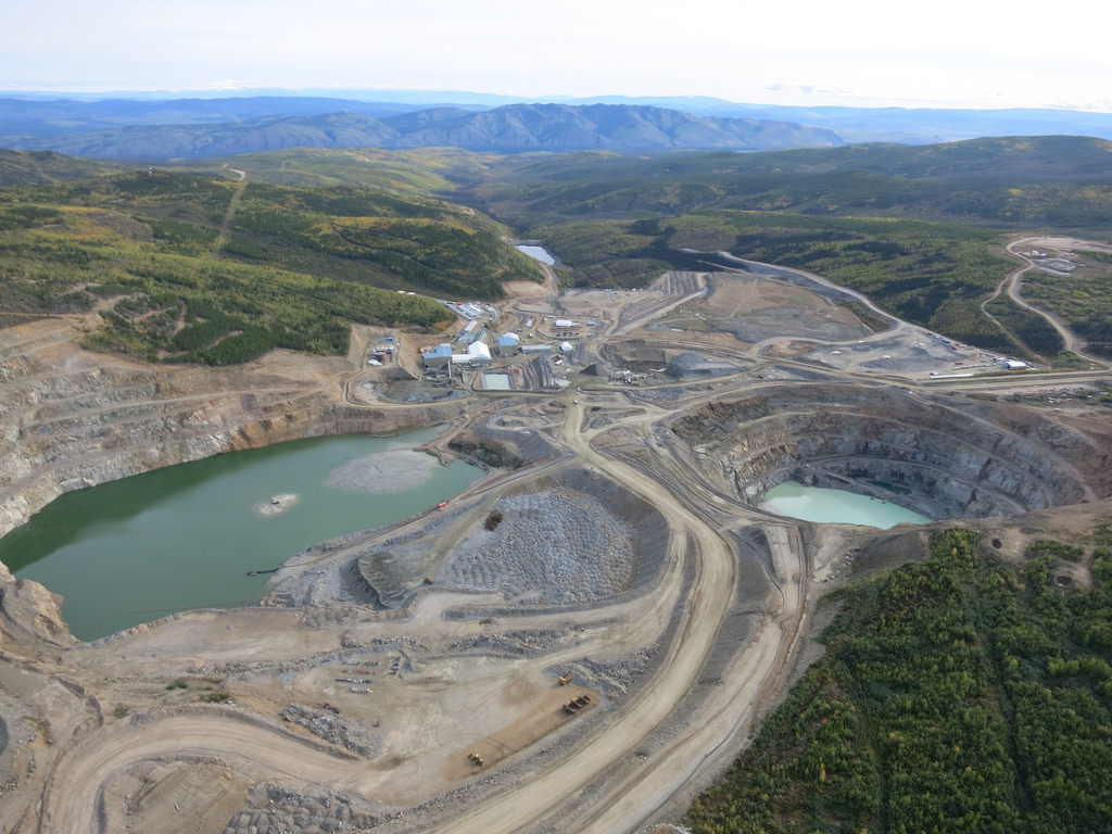 La mine Minto, au Yukon. Photo: Capstone Mining Corp