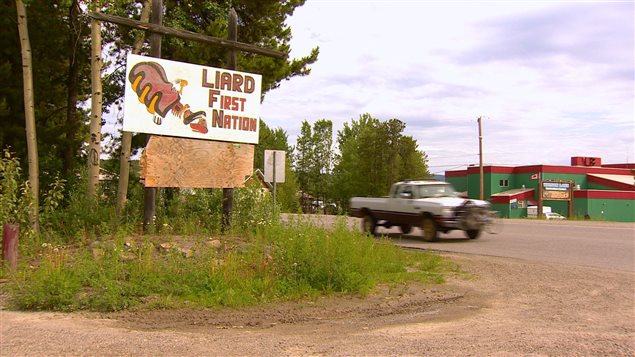 Les bureaux de la Première Nation Liard sont situés à Upper Liard et à Watson Lake. (Philippe Morin/ICI Radio Canada)
