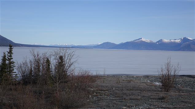 Le lac Kluane est situé dans l'ouest du Yukon. (Radio-Canada)