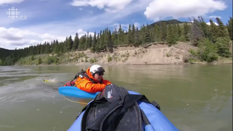 La descente du fleuve Yukon en luge d'eau. ICI.Radio-Canada.ca