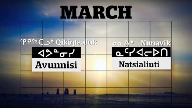 12-mois-langue-inuite-calendrier-nord-canada
