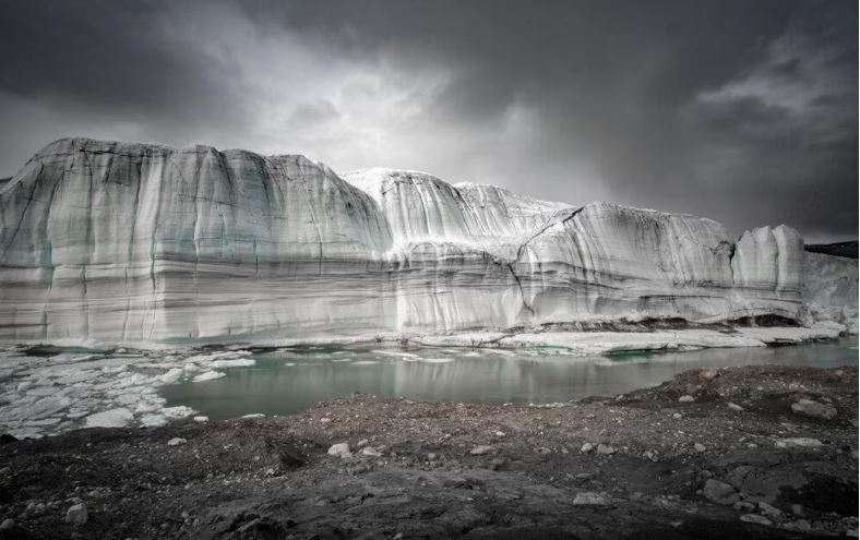 Des glaciers dans l'Extrême-Arctique canadien