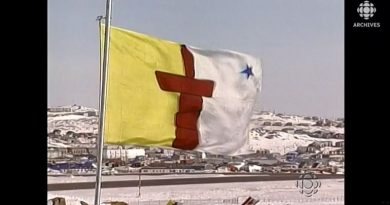 Image du drapeau du Nunavut en 1999