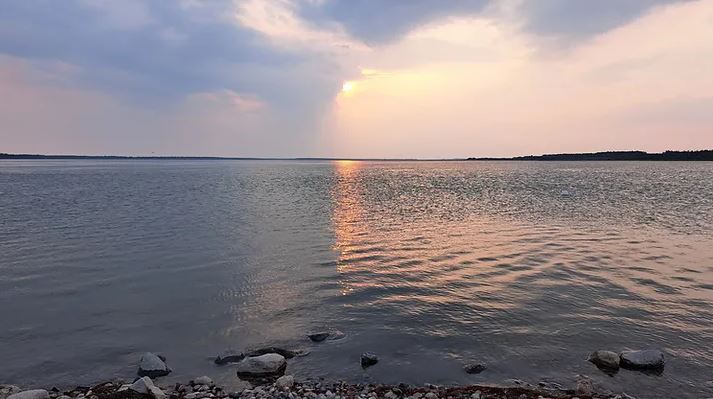 Vue d'un lac