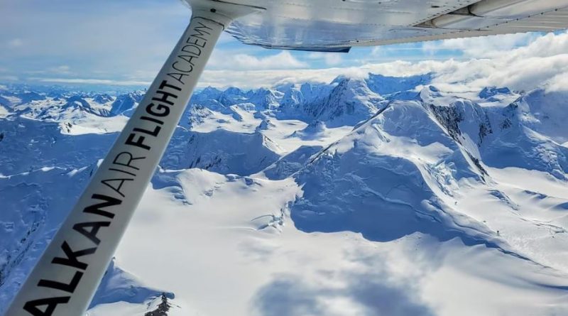 Vue du ciel à partir d'un avion