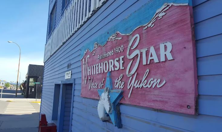 Extérieur de l'édifice du Whitehorse Star