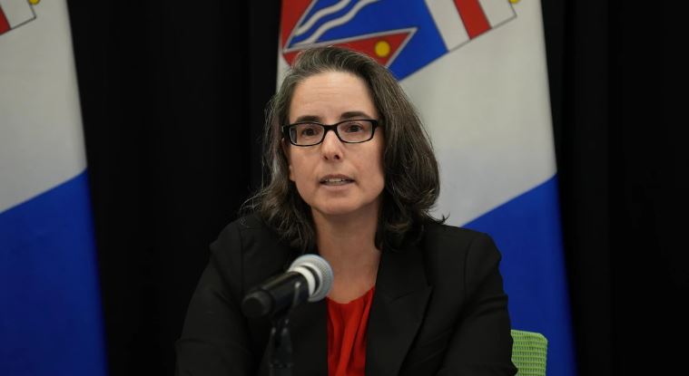 Portrait de Michelle Grant lors de la conférence de presse du 20 septembre 2024.