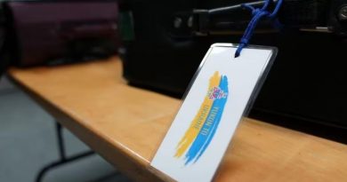 Une étiquette de bagage.