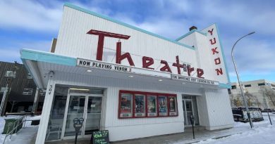 La devanture du Yukon Theater, le 20 novembre 2024.