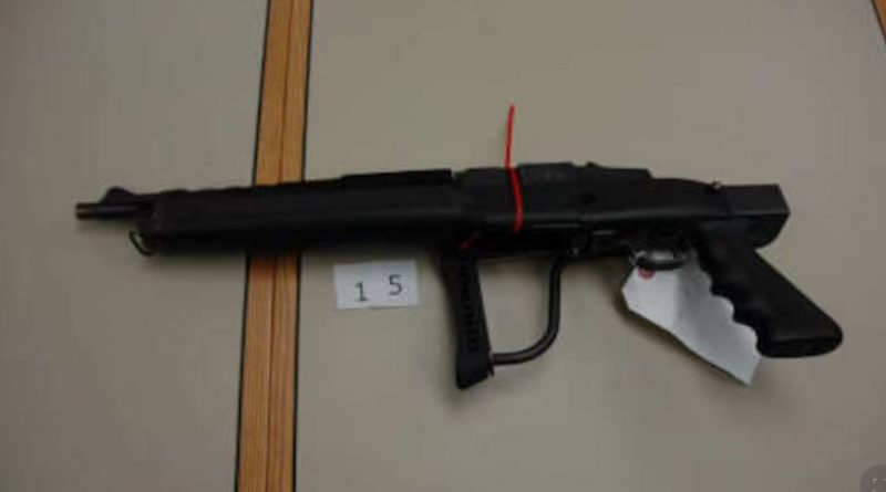 Une arme à feu.