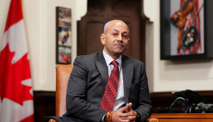 Portrait de Ranj Pillai lors de sa visite à Ottawa, le 3 décembre.
