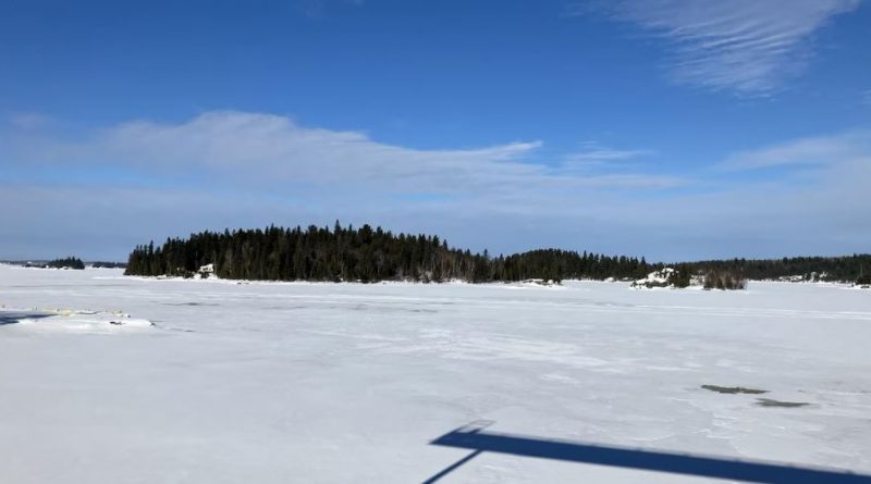 Un lac gelé.