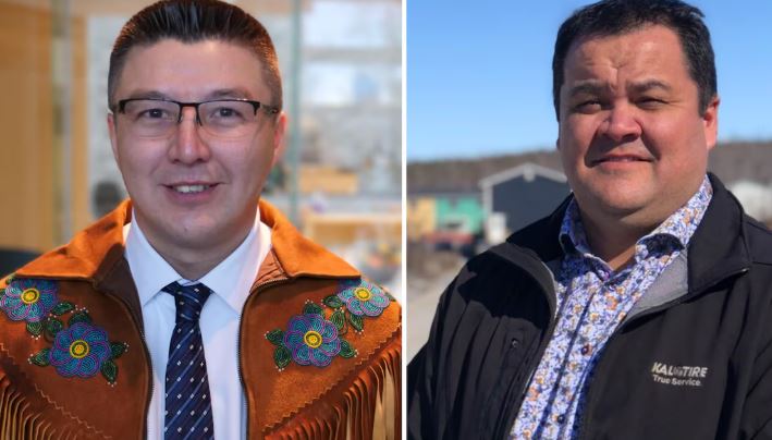 Frederick Blake et Ken Kyikavichik sont côte-à-côte dans un montage photo