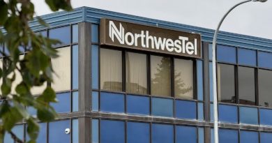 La devanture de Northwestel à Whitehorse, le 25 août 2024.