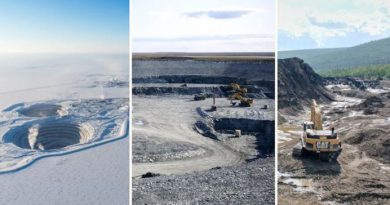 Les mines des Territoires du Nord-Ouest, du Nunavut et du Yukon.