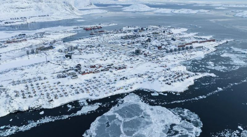 Nuuk, la capitale du Groenland, le vendredi 7 mars 2025.
