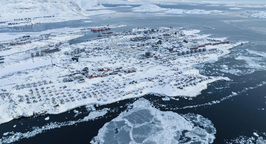 Nuuk, la capitale du Groenland, le vendredi 7 mars 2025.