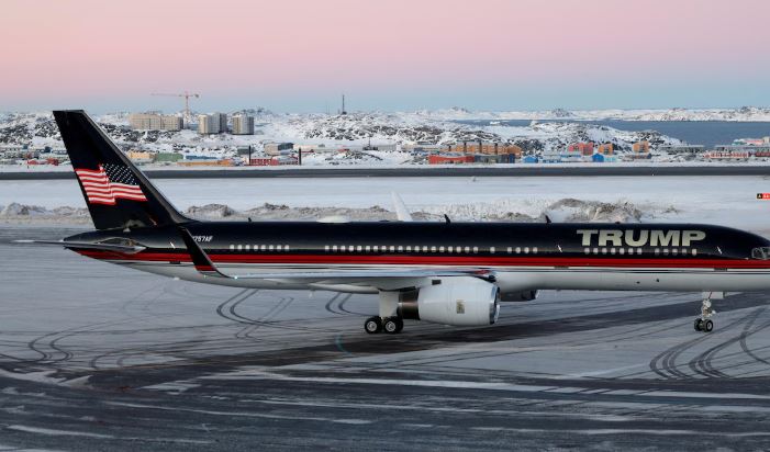 Donald Trump Jr. visite Nuuk, au Groenland, le mardi 7 janvier 2025.