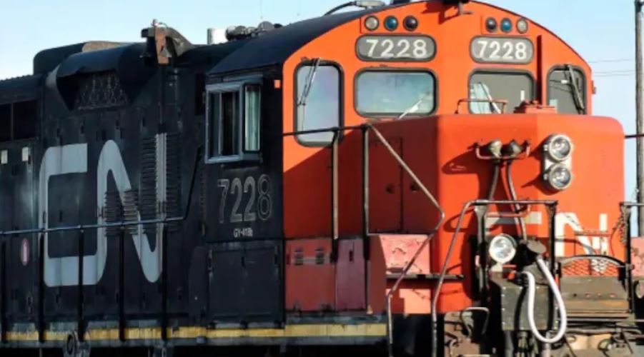 Un train du Canadien National.