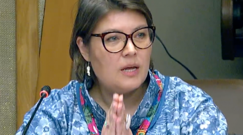 Sara Olsvig, présidente du Conseil Circumpolaire Inuit