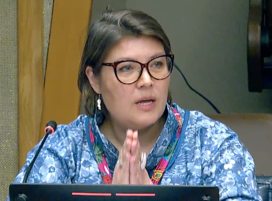 Sara Olsvig, présidente du Conseil Circumpolaire Inuit