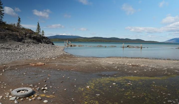 Le lac Marsh, au Yukon, en juin 2025.