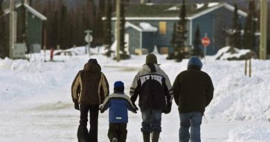 La communauté de Natuashish est l'un des deux villages de la Nation innue du Labrador. Photo : La Presse canadienne / Andrew Vaughan