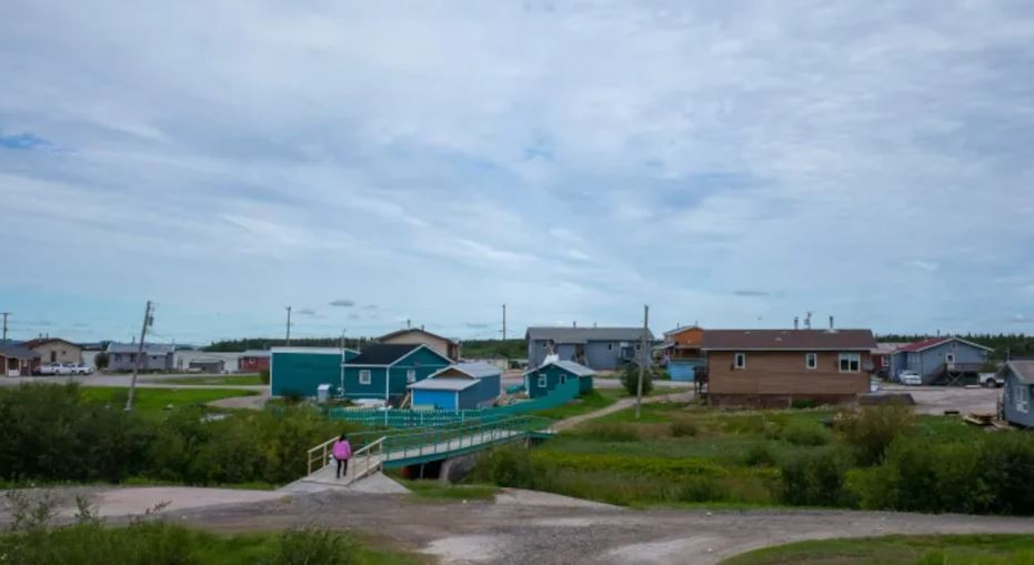 Une photo de la communauté de Behchokǫ.