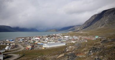 Une vue de la communauté de Pangnirtung, au Nunavut, le 30 août 2023.