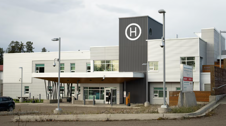 L'hôpital de Watson Lake, le 9 octobre 2024. 