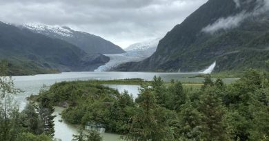 Le glacier Mendenhall en Alaska