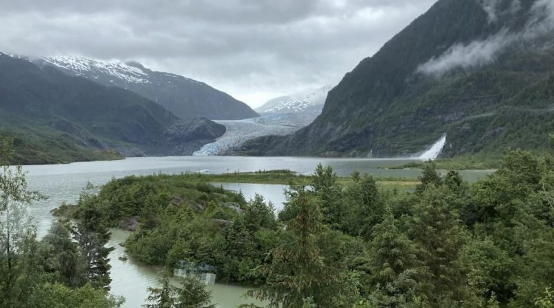 Le glacier Mendenhall en Alaska