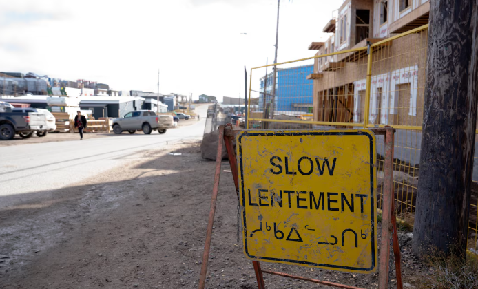Un signe de construction.